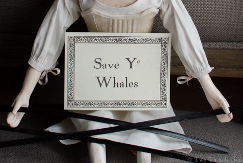 Save Ye Whale Placard