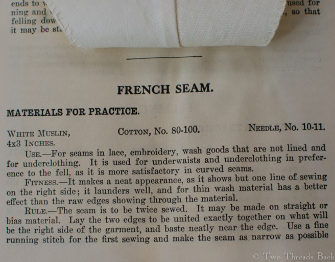 French Seam  Woolman 1
