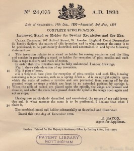 Christie Patent 1