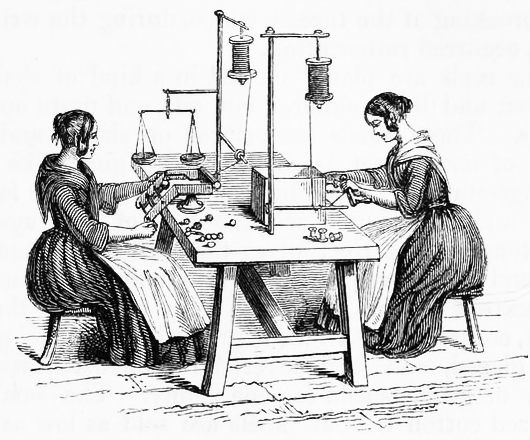 wrapping hand spools